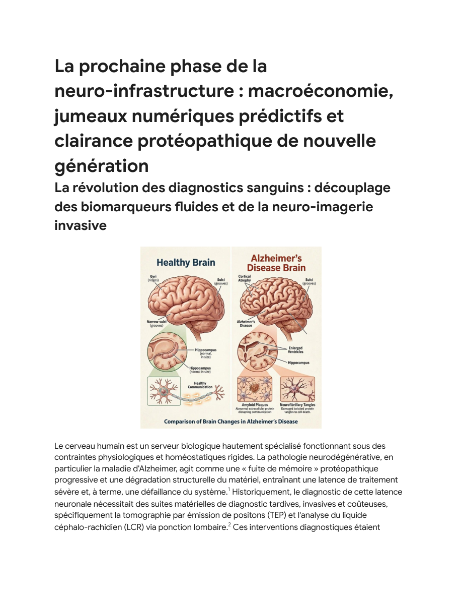 La Prochaine Phase De La Neuro Infrastructure   Macroéconomie, Jumeaux Numériques Prédictifs Et Clairance Protéopathique De Nouvelle Génération Cover
